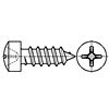 Type I Cross Recessed Fillister Head Tapping Screws - Type A Thread Forming [Table 36]