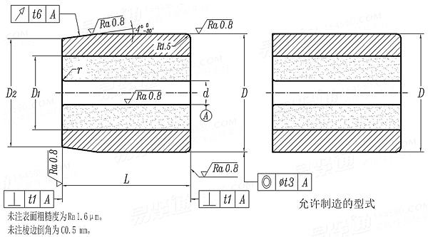 JB /T 4209.3 - 2014 六角头螺栓冷镦模-细杆凹模 A型 （适用于GB5784）