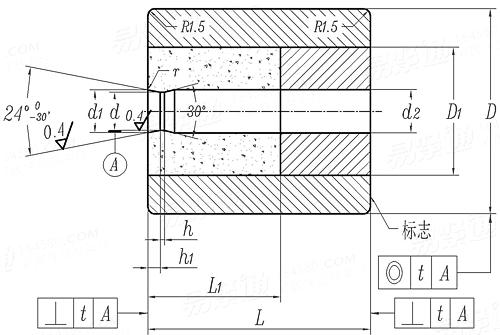 JB /T 4208.15 - 1996 冷镦模具通用件-缩径模 B1型（适用GB5781、GB5783、GB70）