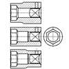 Hand Operated Socket Wrenches-Socket, series 6.3