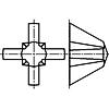 Screwdriver blades for cross-recessed head screws - Tyep PZ