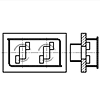 Double anchor plate for T-shaped anchor bolts