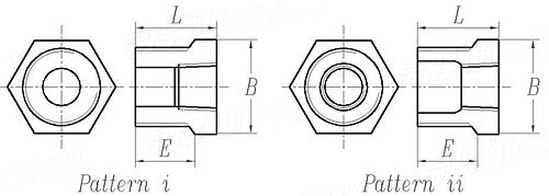 JIS B 2301 (A14) - 2013 螺纹型可锻铸铁管件 - 衬套